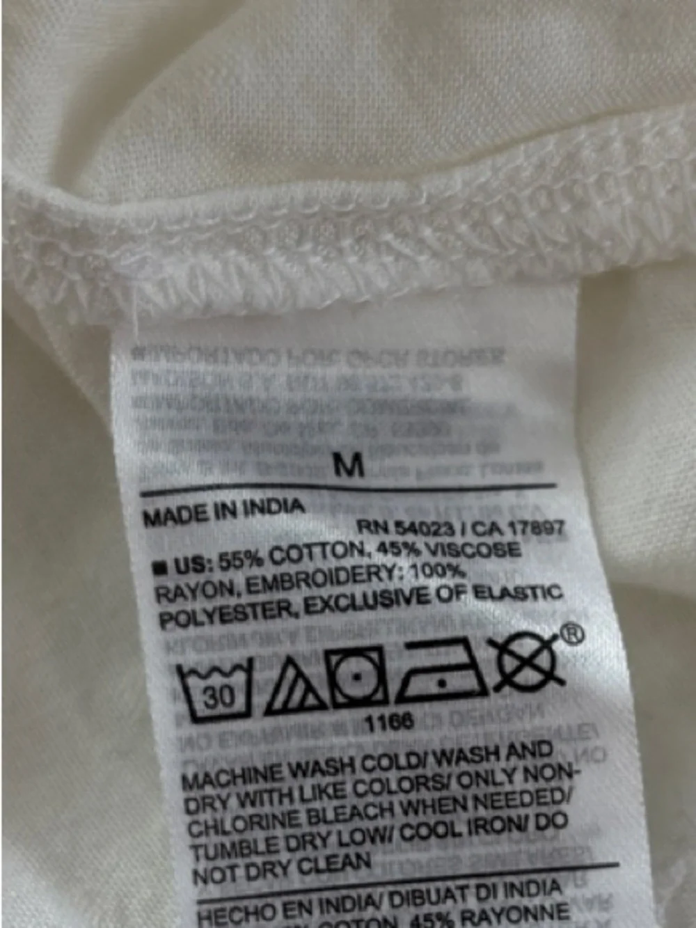 Old Navy Cream Eyelet Embroidered Square-Neck Blouse